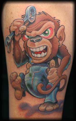 Looking for unique  Tattoos? Grease Monkey
